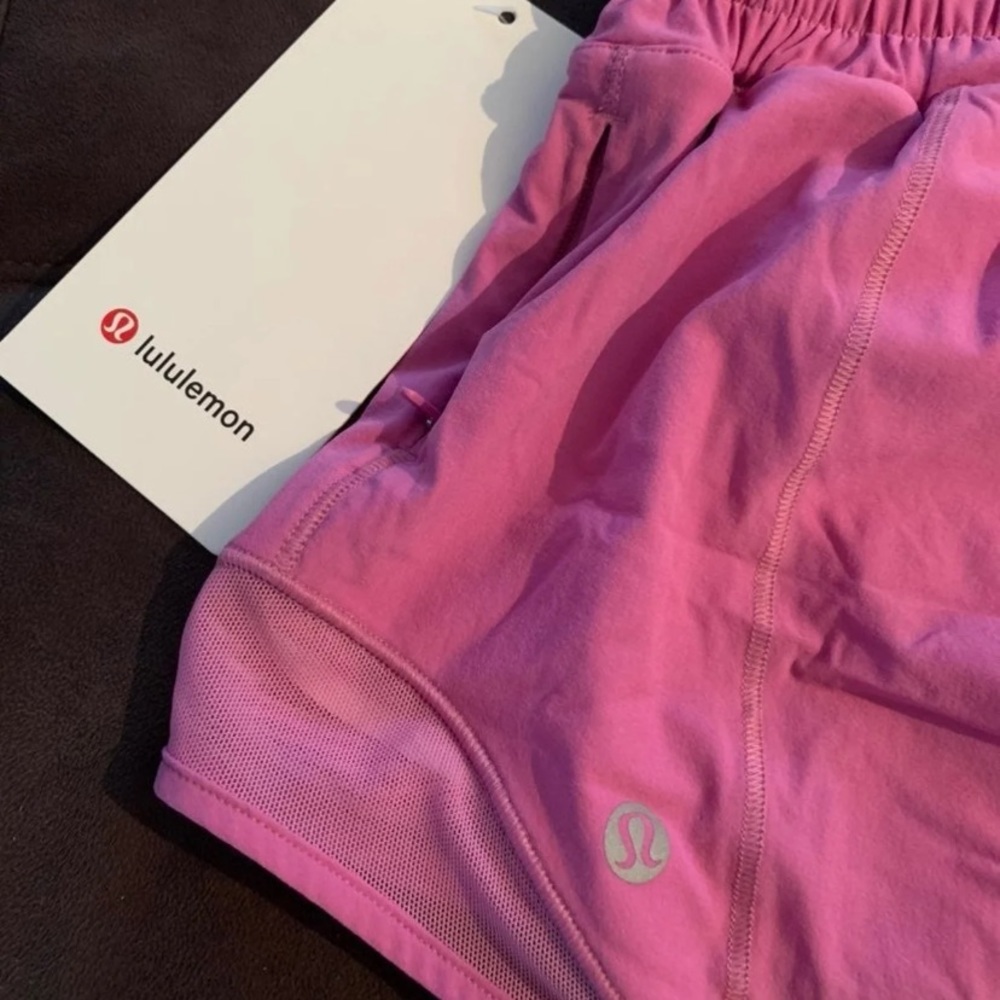 magenta lululemon shorts